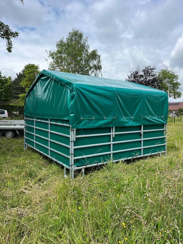 Pakket PVC zijwanden mini model  incl bevestigingsmateriaal