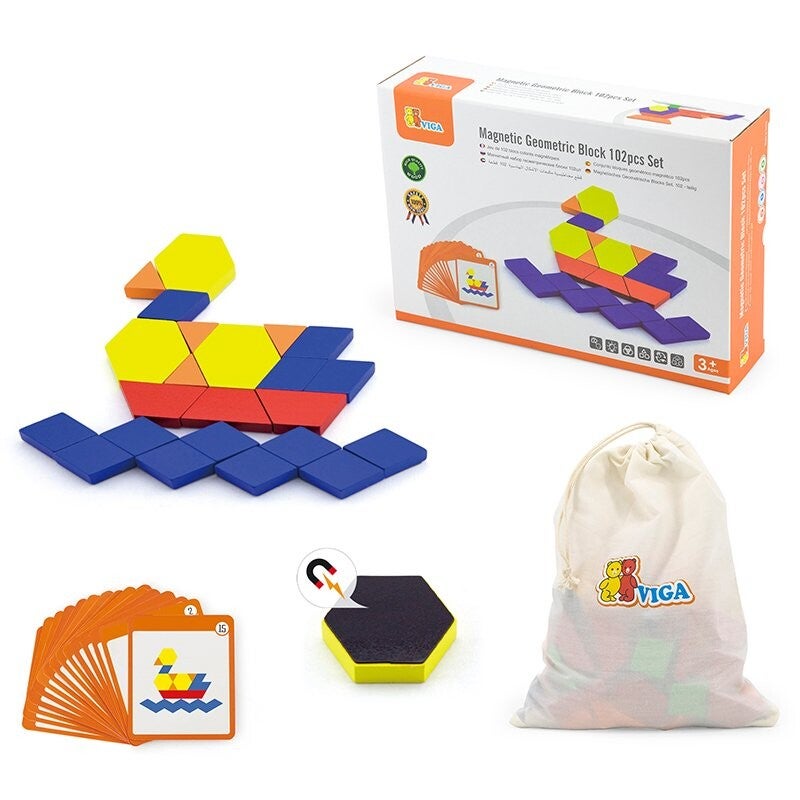 Viga Geometric Magnetic blocks