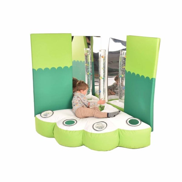 Sensory 1/4 CIRCLE CORNER Bubble Tube Bean Bag [BEAN BAG ONLY]