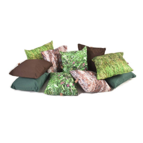 Forest School: Set of 10 Scatter (Medium) Cushions with Handles and Storage bag