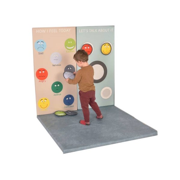 Let’s Talk About it Wall Pads (pair) with Emojis (interactive)