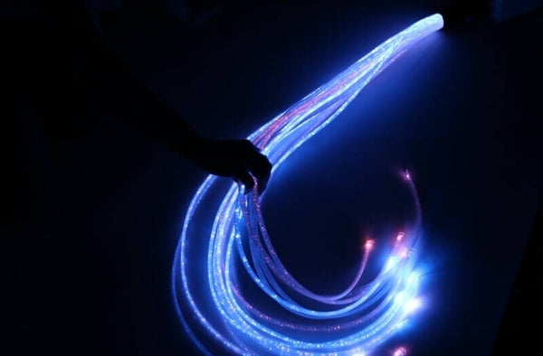 Jumbo Clear Fibre Optic Strands