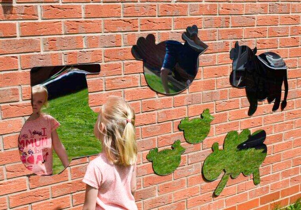 Children’s Plastic Safety Mirror Set: Farm