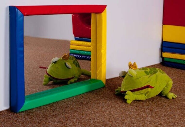 Rectangular Soft Frame Mirror (750x 550mm)(with safety plastic)