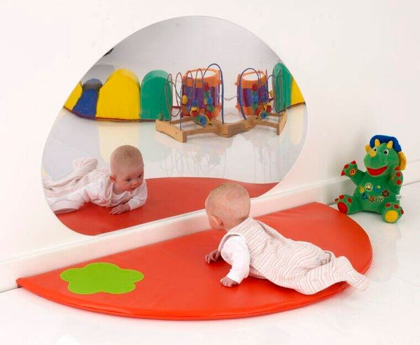 Children’s Plastic Safety Mirror: Large Semi-Circle