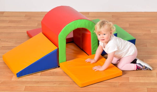 Mini Tunnel Climber Toddler Soft Play Set