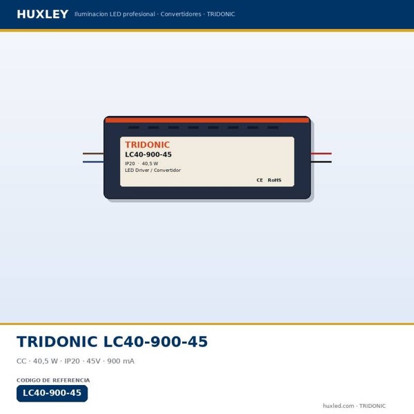 TRIDONIC LC 40/900/45 Fix