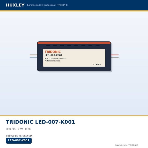 TRIDONIC LED 0007 K001 PIS 7W