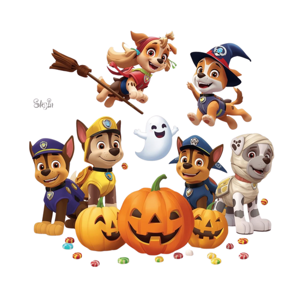 Kids Paw Patrol Halloween Pumpkins