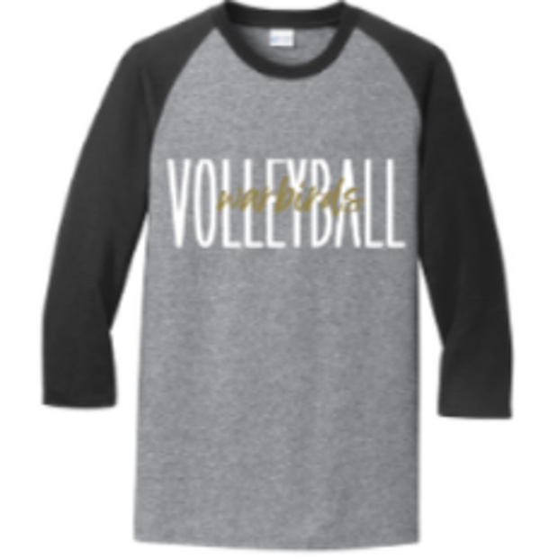 Port & Co® Core Blend 3/4-Sleeve Raglan Tee  vb