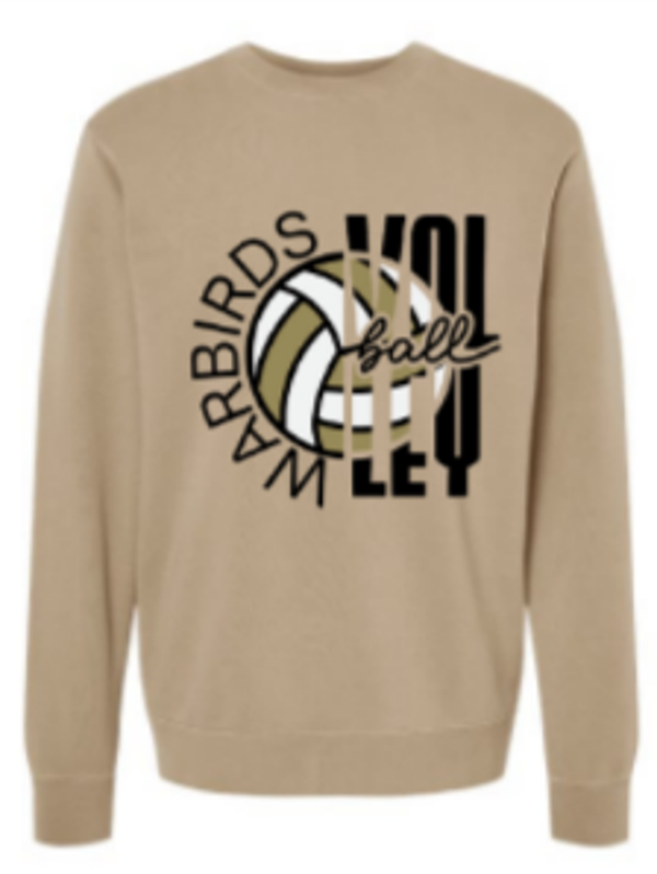 Independent Trading Company Unisex Midweight Pigment Dyed Crew Neck vb