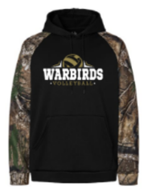 Unisex Realtree® Performance Colorblocked Hooded Sweatshirt  vb