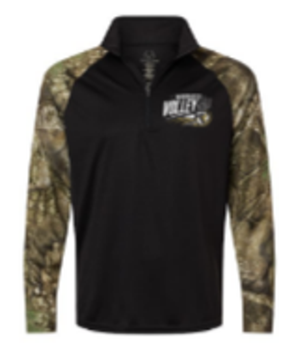 Unisex Realtree® Performance Colorblocked Quarter-Zip Pullove  vb