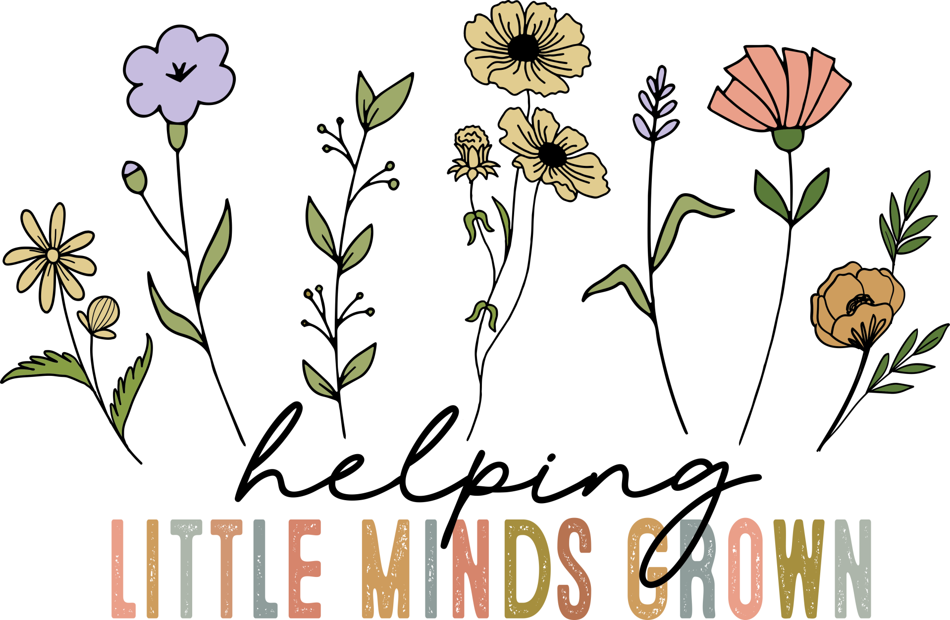 Helping Little Minds Grow (Sleeve Design Optional)