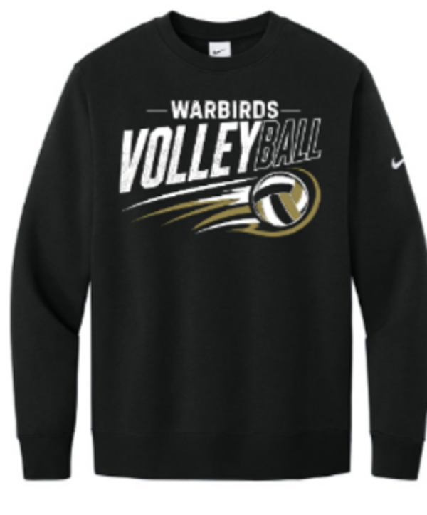 Nike Club Fleece Sleeve Swoosh Crew  vb