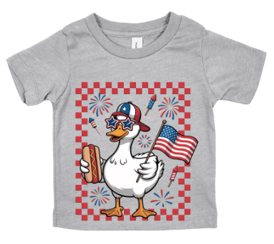 Boy Goose with Flag