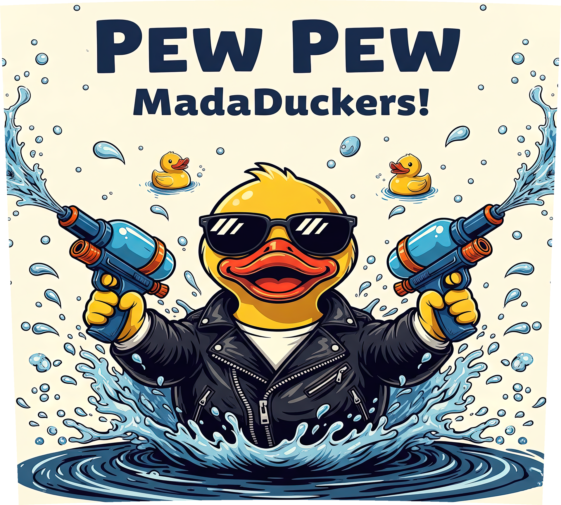 Funny Duck Pew Pew