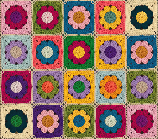 Tumbler Crochet - Granny Square