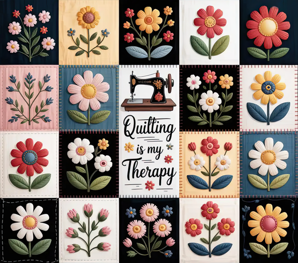 Tumbler Quilting - Quilting Is My Therapy 5
