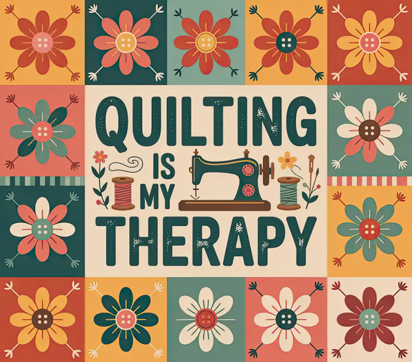 Tumbler Quilting - Quilting Is My Therapy