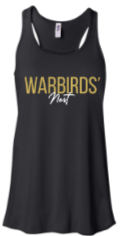 Warbirds Nest BELLA + CANVAS - Women's Flowy Racerback Tank