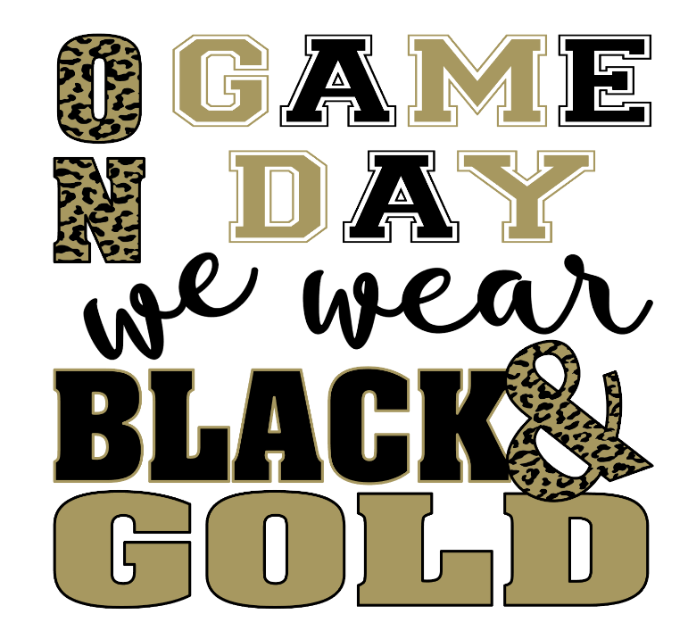 Warbirds Gameday We Wear Black & Gold