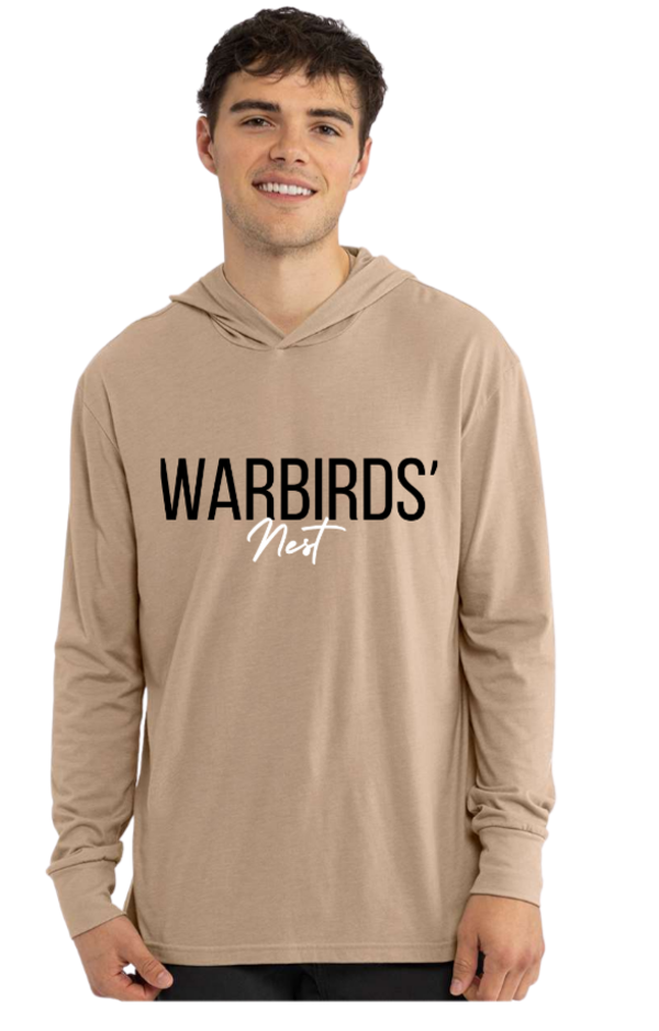 Warbirds Nest - Next Level Long Sleeve Hooded Tshirt