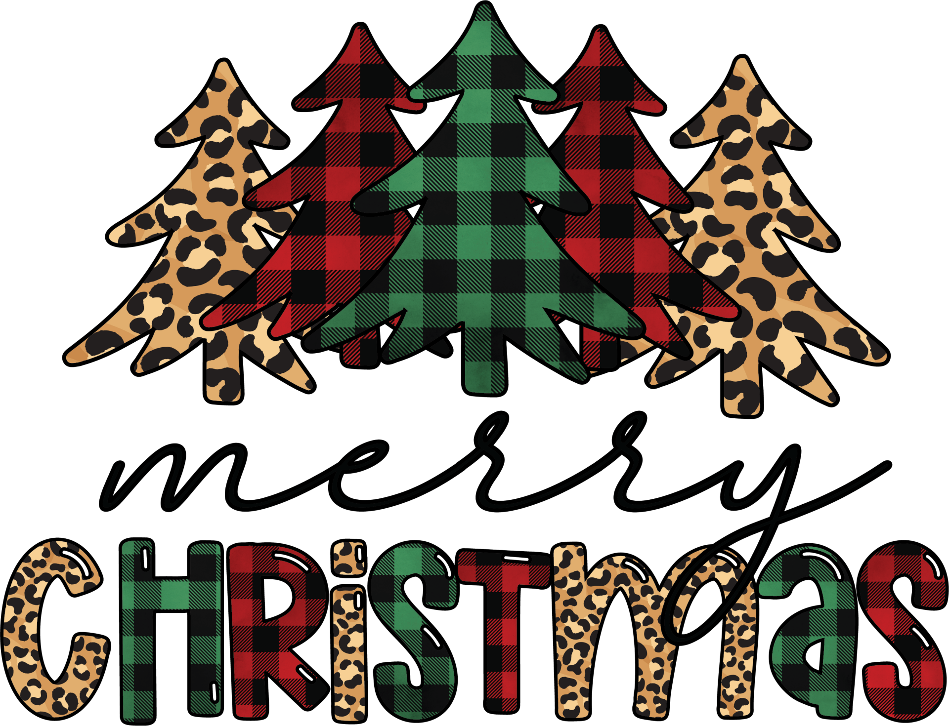 Merry Christmas (Plaid)