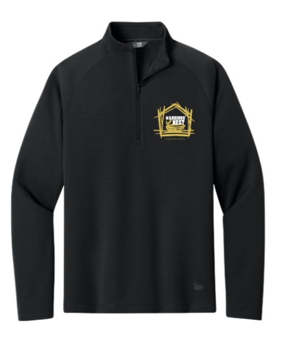Warbirds Nest - New Era Performance Quarter Zip    Black Only