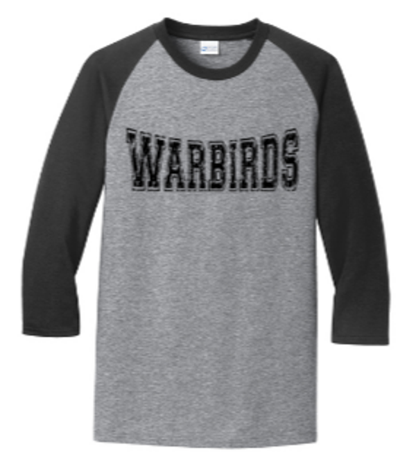 Port & Co® Core Blend 3/4-Sleeve Raglan Tee