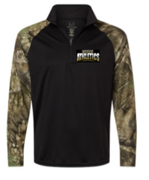 Unisex Realtree® Performance Colorblocked Quarter-Zip Pullove