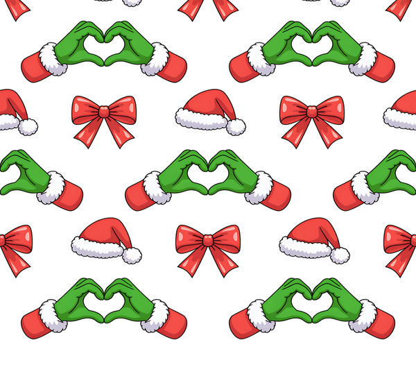 Tumbler Christmas - Grinch Heart