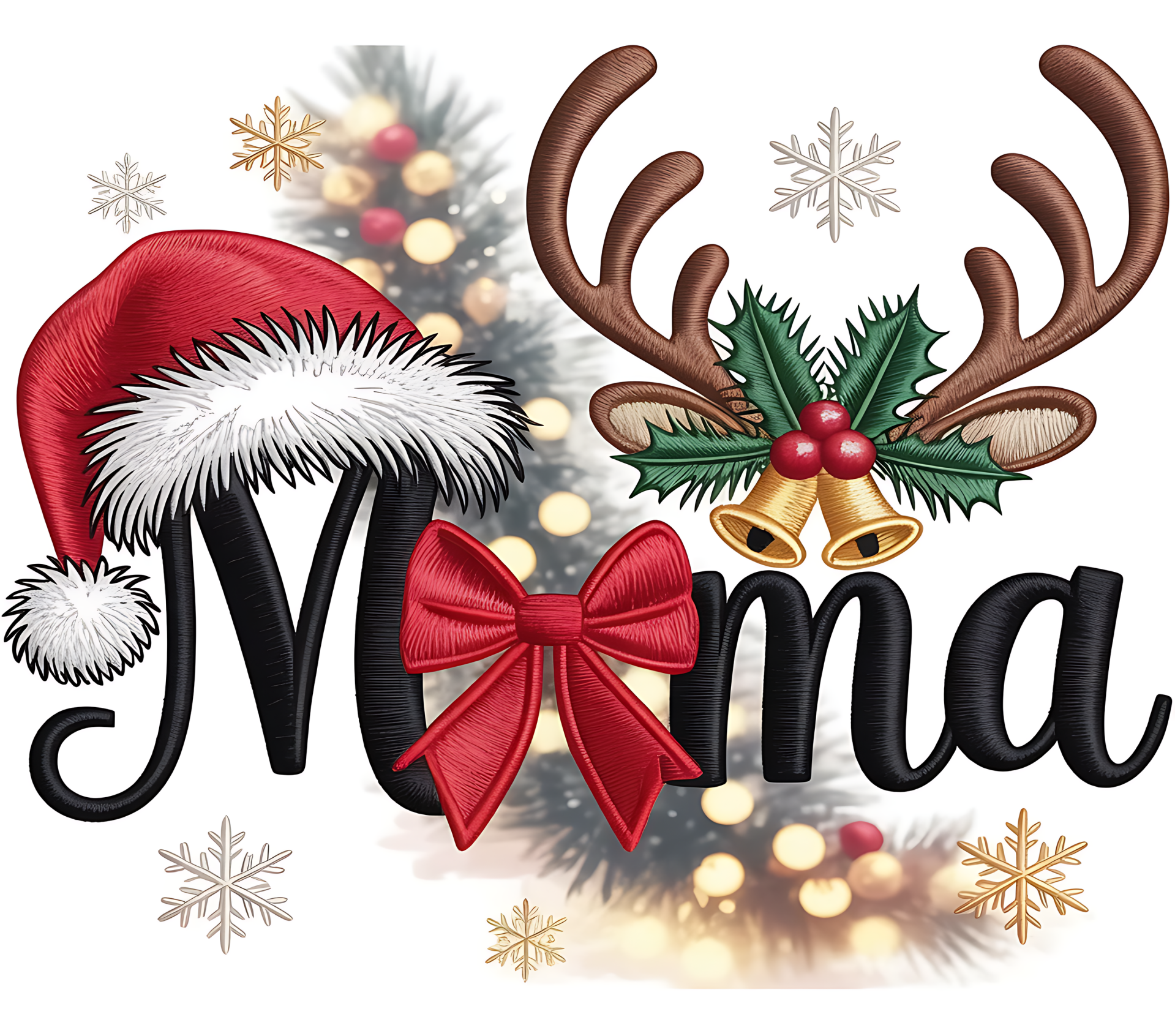 Tumbler Christmas - Mama Antlers