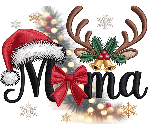 Tumbler Christmas - Mama Antlers