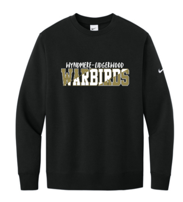 Nike Club Fleece Sleeve Swoosh Crew