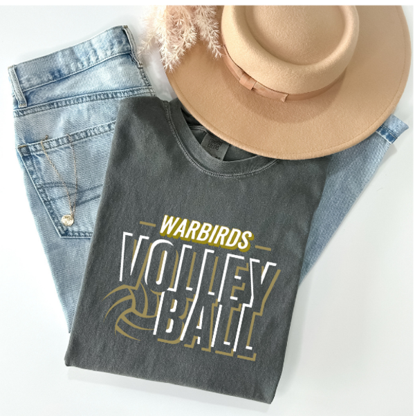 Warbirds Volleyball Shadow