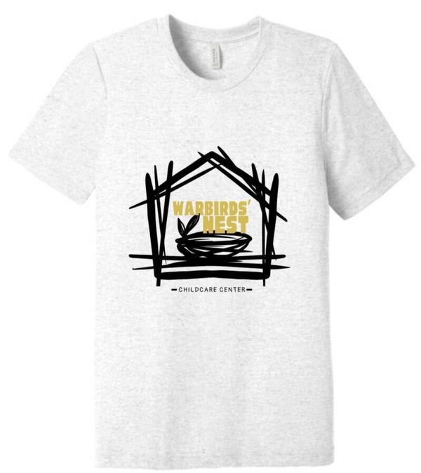 Warbirds Nest - Bella + CANVAS White Fleck