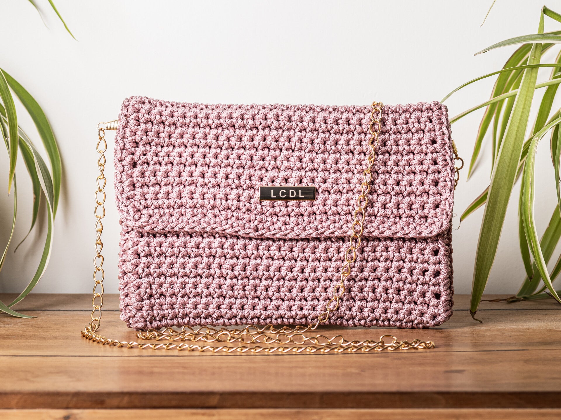 Sac pochette- Rose