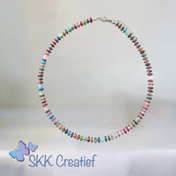 Ketting Asli - Handgemaakte Agaat Ketting – SKK Creatief.
