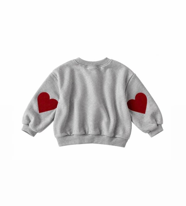 Jazz heart sweater grey