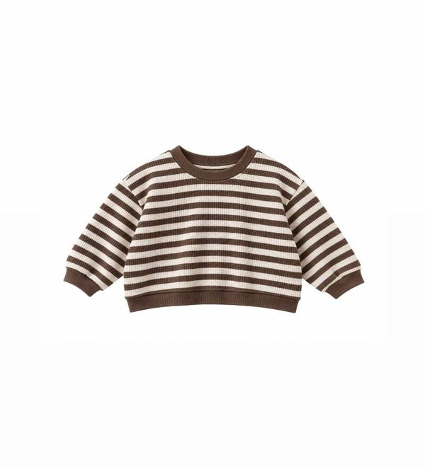 WINTER DROP Gio sweater stripes brown