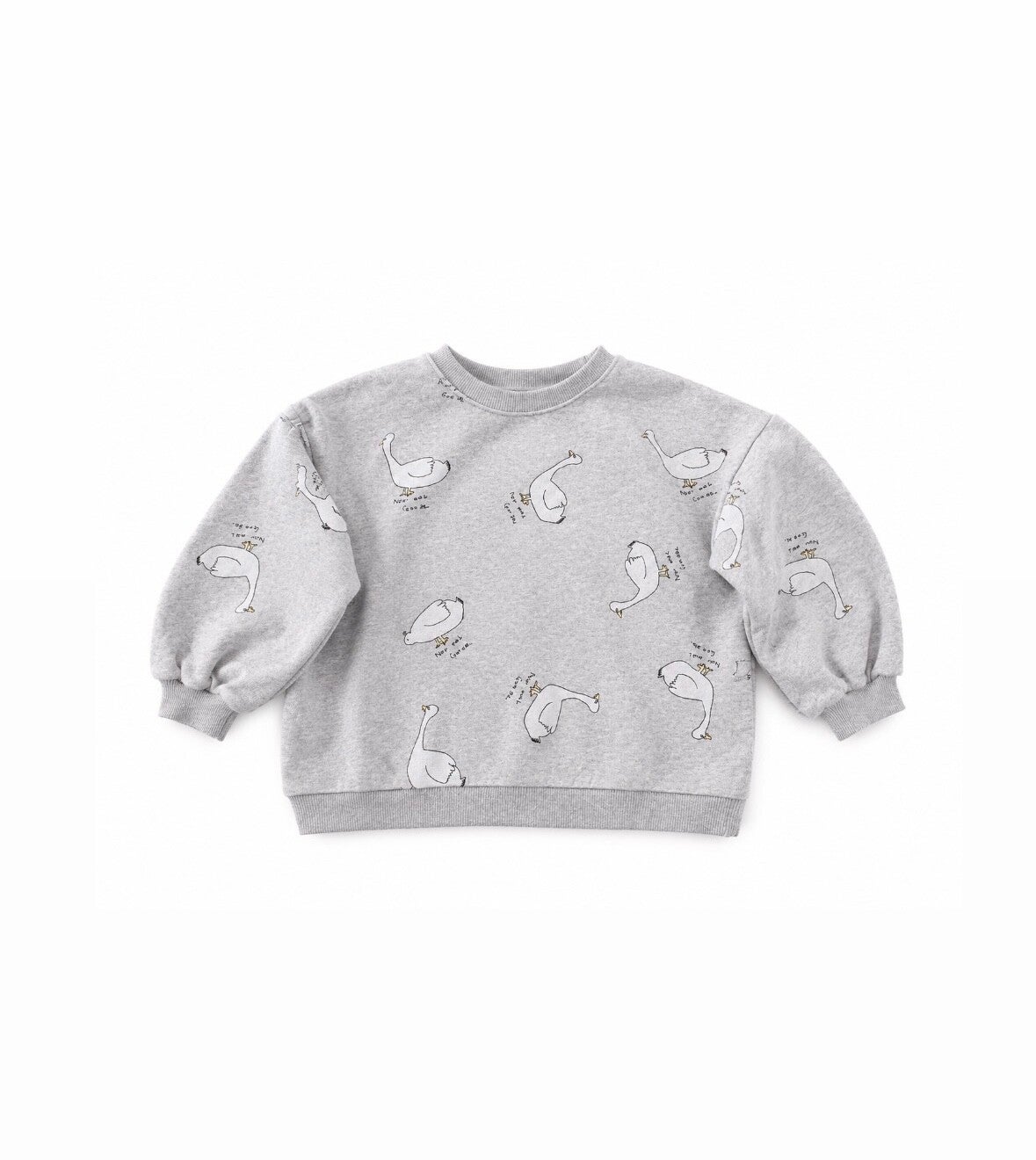 PRE-ORDER All-over duck grey sweater