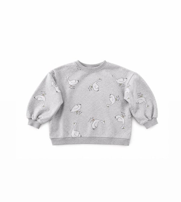 PRE-ORDER All-over duck grey sweater