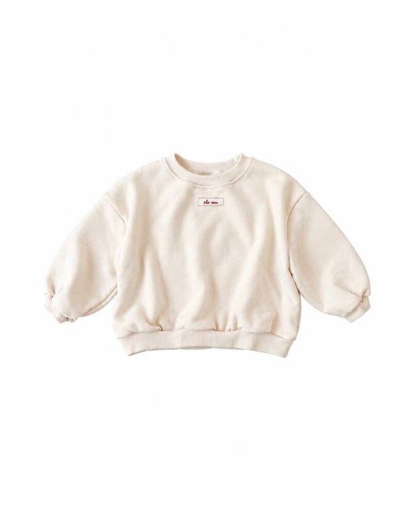 Jazz heart sweater ecru