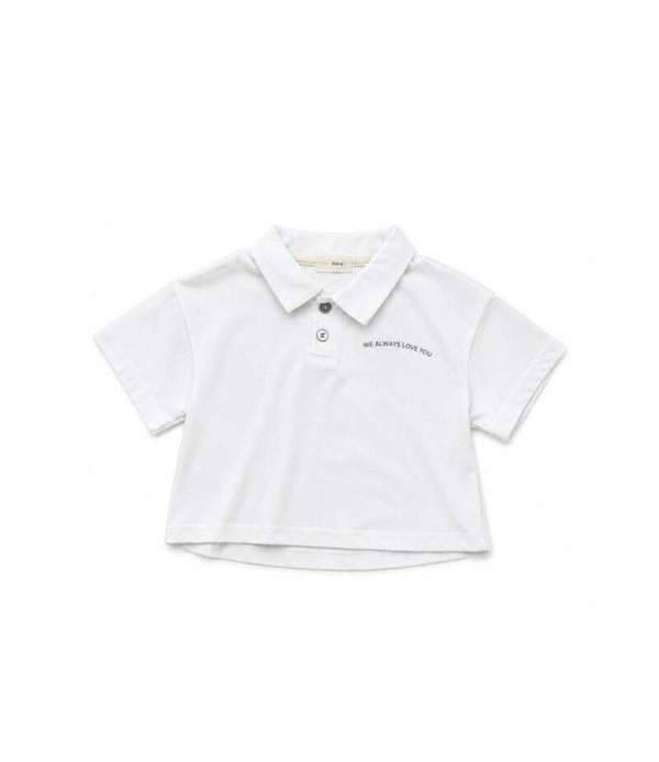 Mace polo tee white