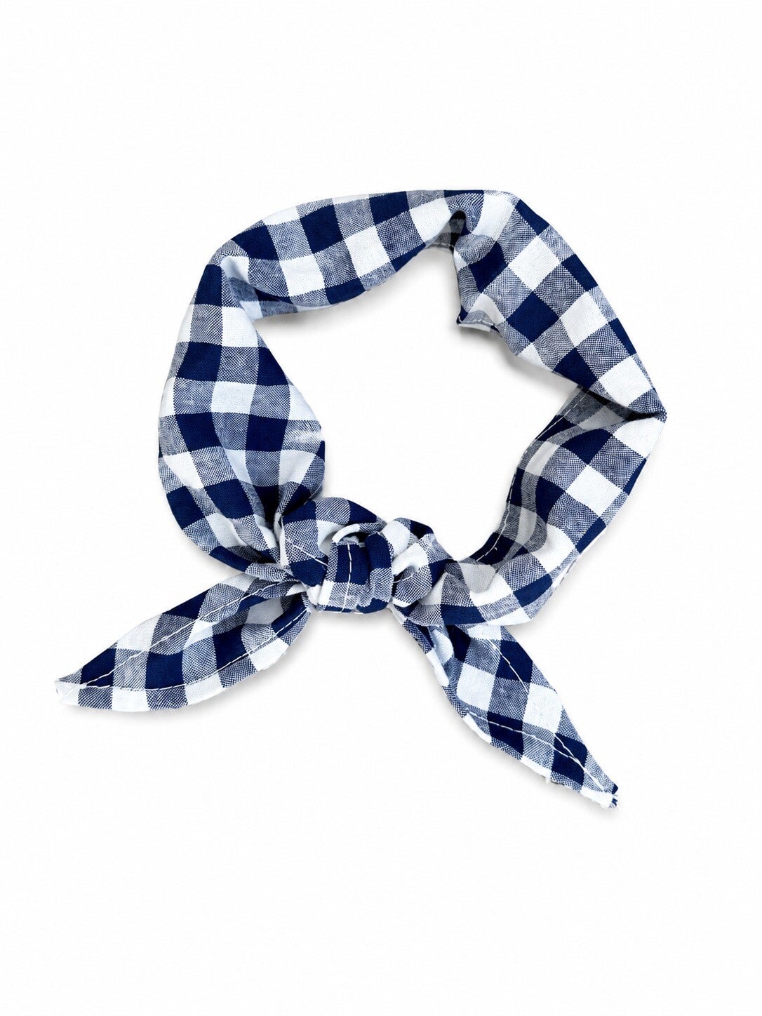 Sjaal met ruitjes navy kids en baby