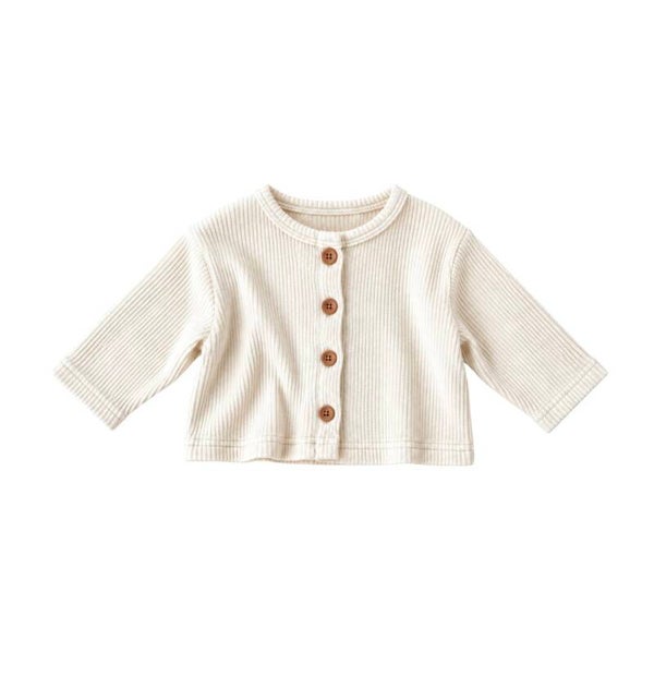 Ecru cardi bebe