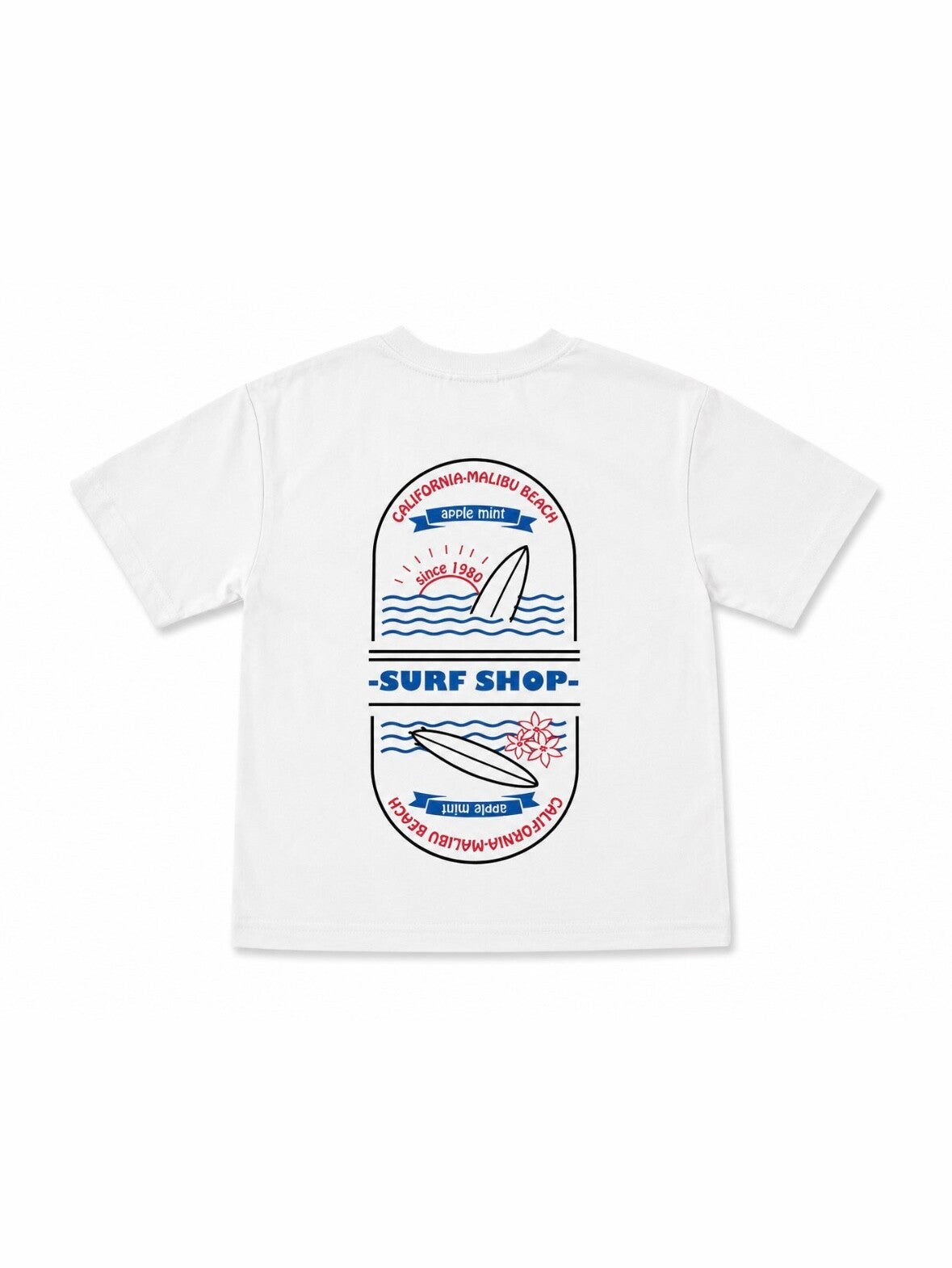 Surf baggy tee beige