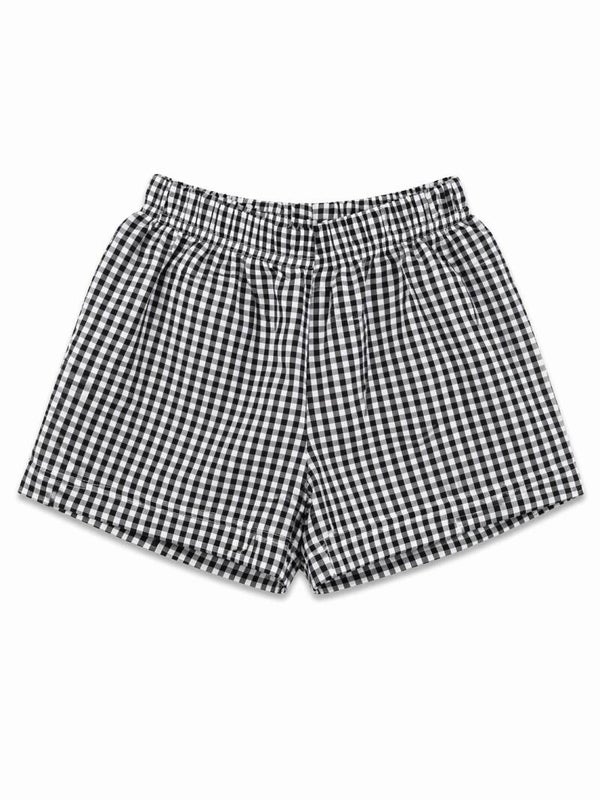 Check shorts black