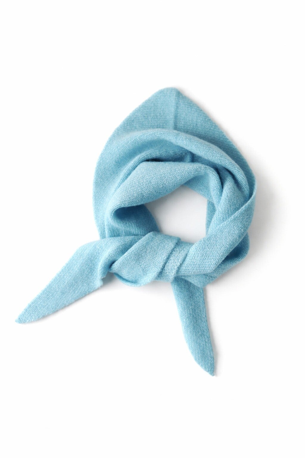 Blauwe wollen sjaal baby, kids en adult